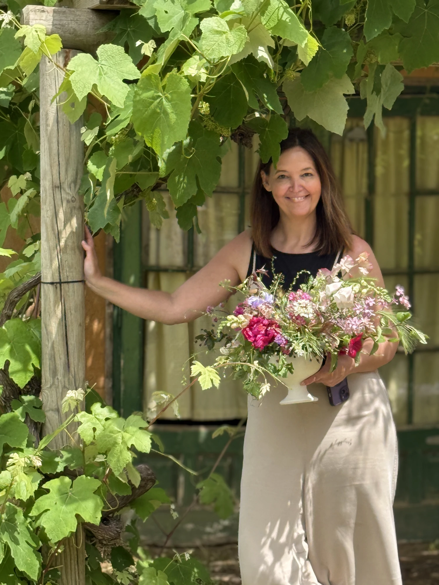 Carol Peacock, florist, educator and co-founder of the British School of Sustainable Floristry